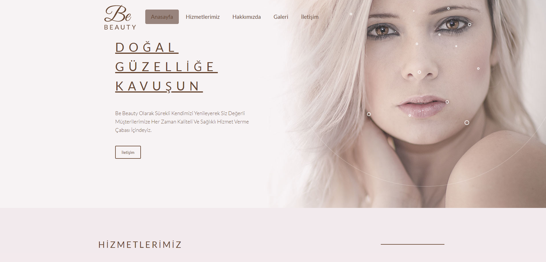 Estetik - Güzellik Salonu Web Tasarımı - Seo Uygun